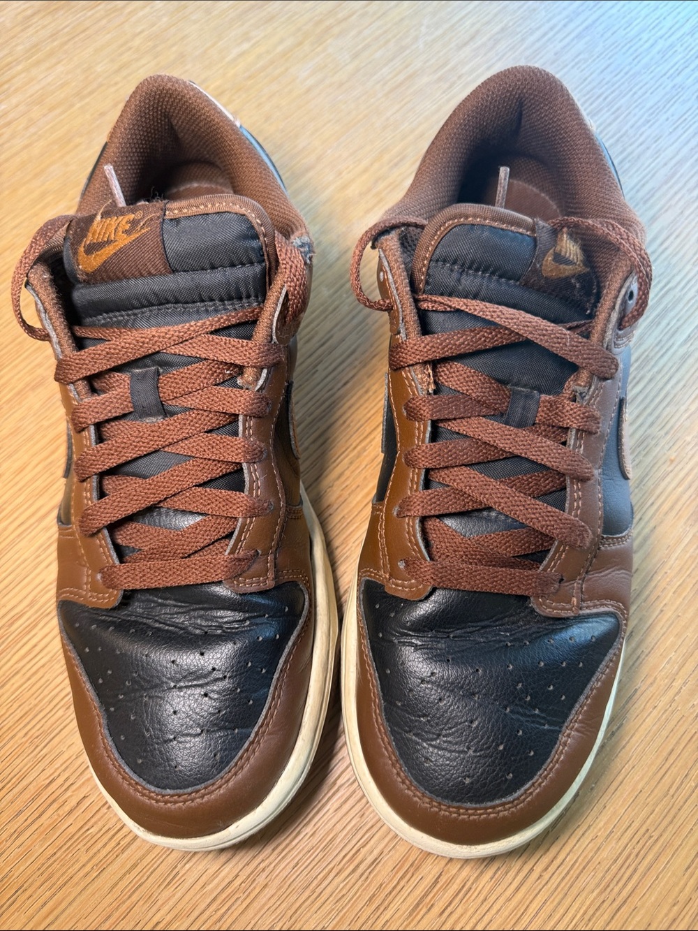 Nike Dunk Low Black Cacao Wow Brown Sneakers Men’s Size 8.5